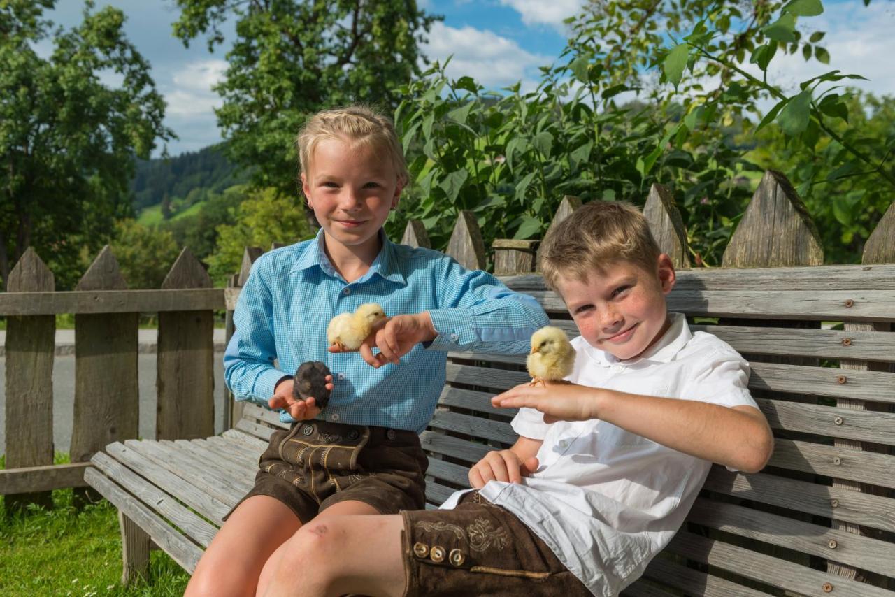 Hartlhof Urlaub Am Baby- Und Kinderbauernhof Villa Niederau Eksteriør bilde